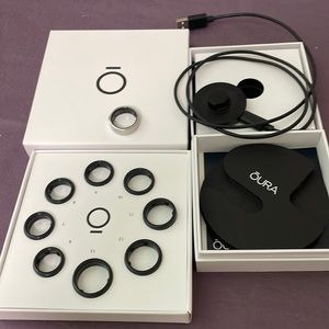 Oura Gen 3 Heritage Silver US size 11 ring. Used